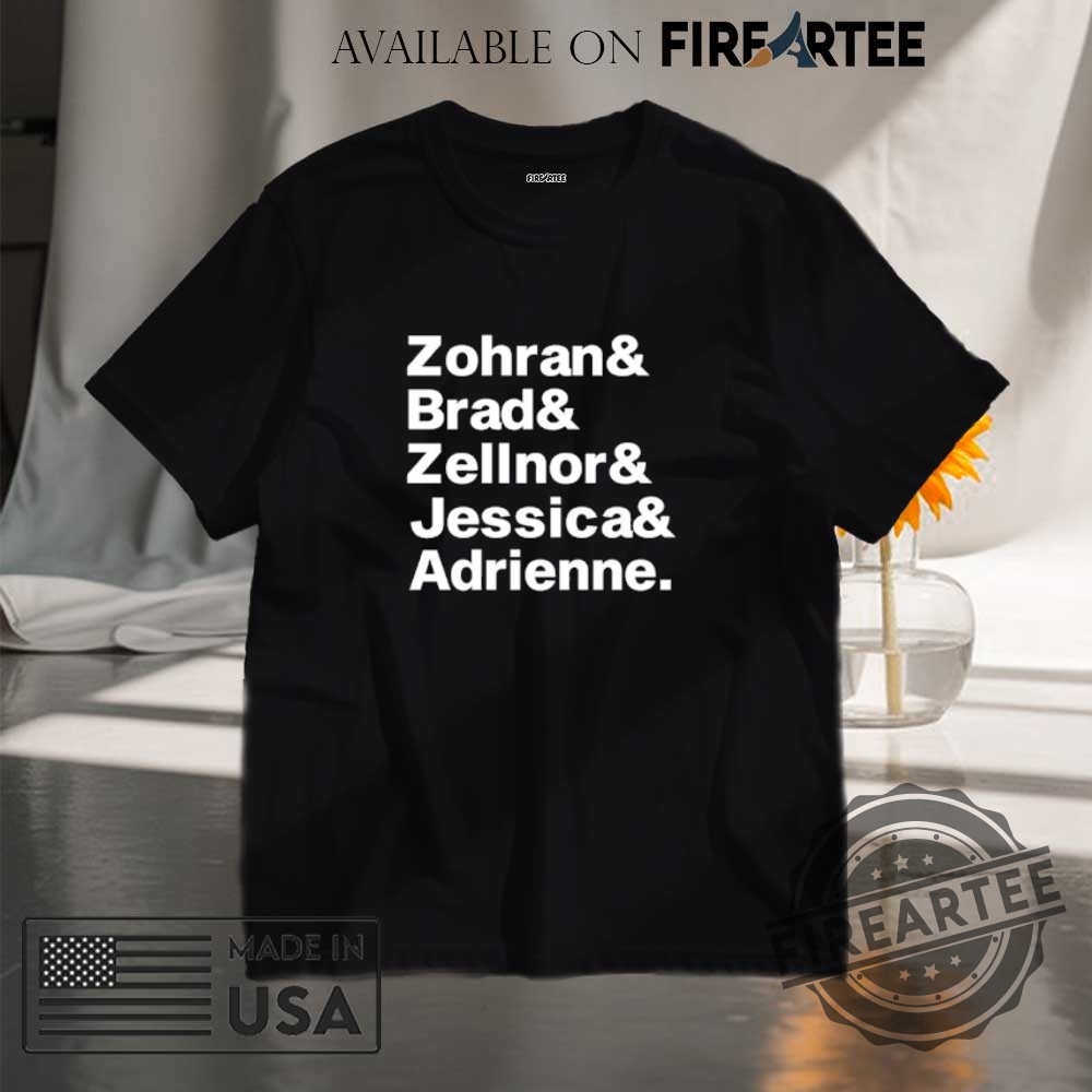 "Discover Unique Pope Leo XIV Chicago and New York T-Shirts" 18 Zohran Brad Zellnor Jessica And Adrienne Tshirts