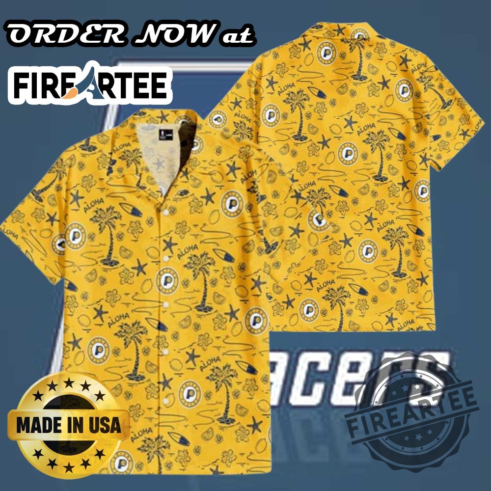 Indiana Pacers Aloha Summer Set Tropical Hawaiian Shirt And Shorts For Nba Fans 5 Indiana Pacers Aloha Summer Set – Tropical Hawaiian Shirt and Shorts for NBA Fans