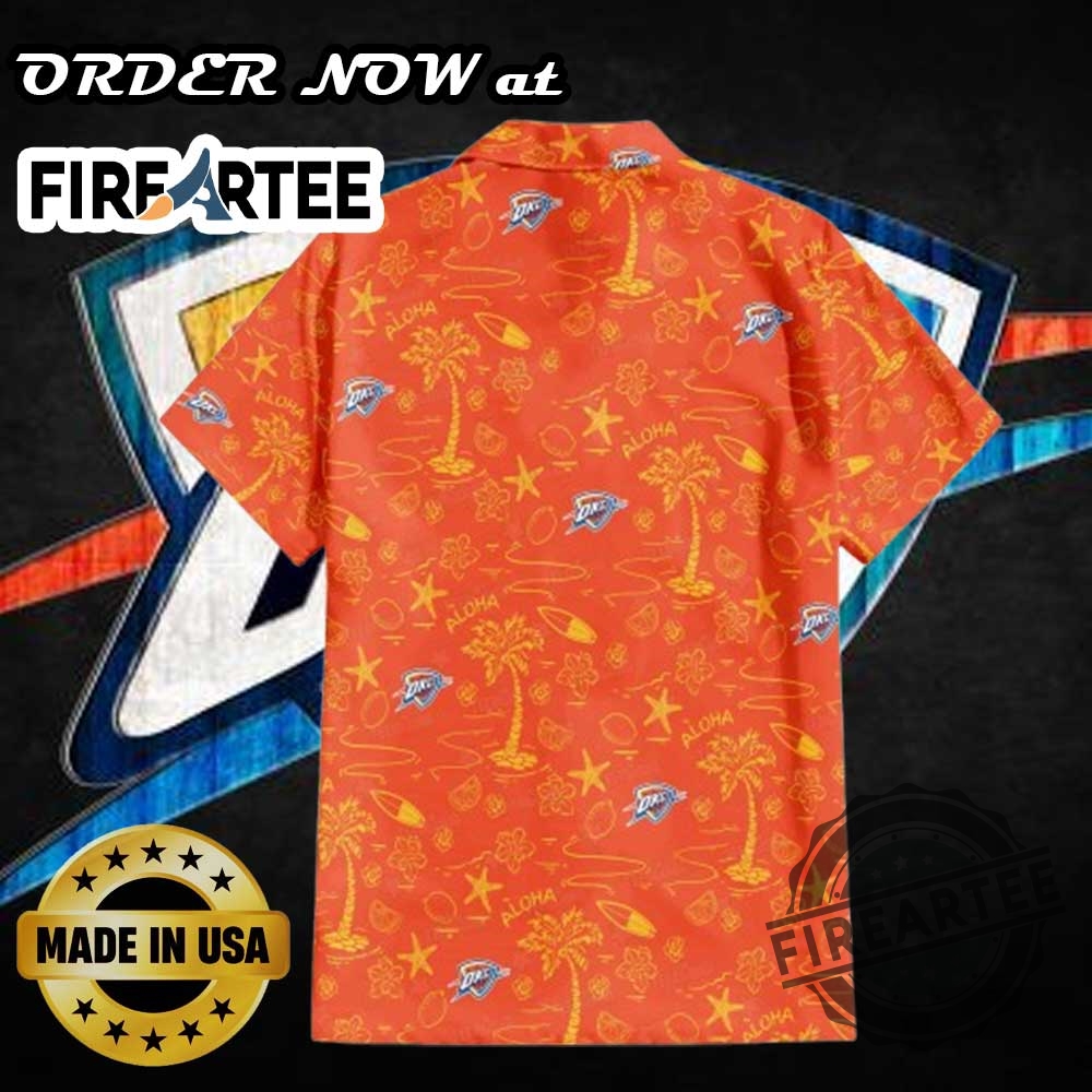 Oklahoma City Thunder Aloha Summer Set Tropical Hawaiian Shirt And Shorts For Nba Fans 4 Oklahoma City Thunder Aloha Summer Set – Tropical Hawaiian Shirt and Shorts for NBA Fans