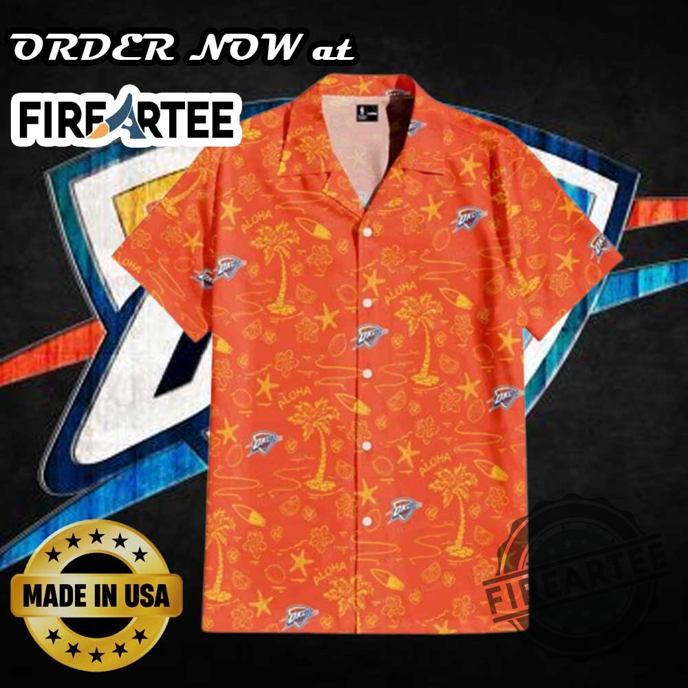 Oklahoma City Thunder Aloha Summer Set Tropical Hawaiian Shirt And Shorts For Nba Fans 5 Oklahoma City Thunder Aloha Summer Set – Tropical Hawaiian Shirt and Shorts for NBA Fans