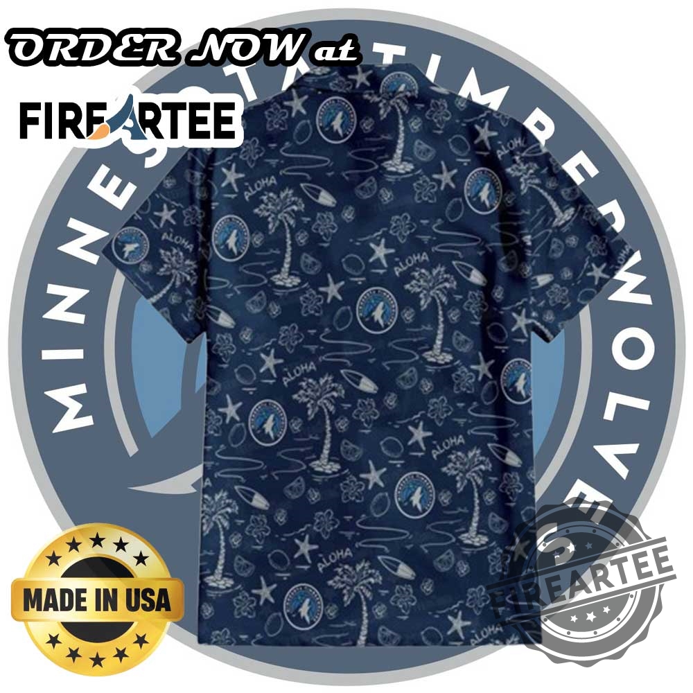 Minnesota Timberwolves Hawaiian Shirt Short Navy Aloha Nba Buttonup For Basketball Fans 6 Minnesota Timberwolves Hawaiian Shirt Short – Navy Aloha NBA Button-Up for Basketball Fans