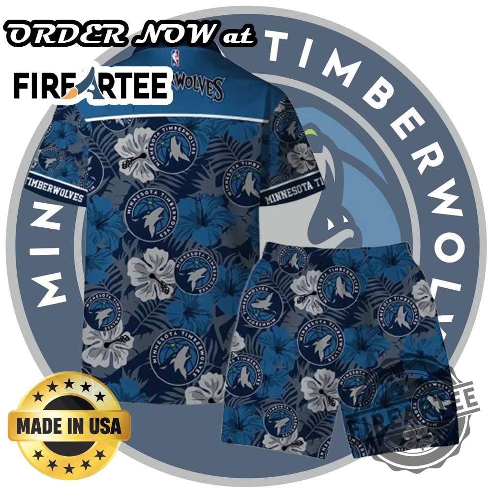 Minnesota Timberwolves Summer Set Tropical Nba Hawaiian Shirt And Shorts For Basketball Fans 5 Minnesota Timberwolves Summer Set – Tropical NBA Hawaiian Shirt and Shorts for Basketball Fans