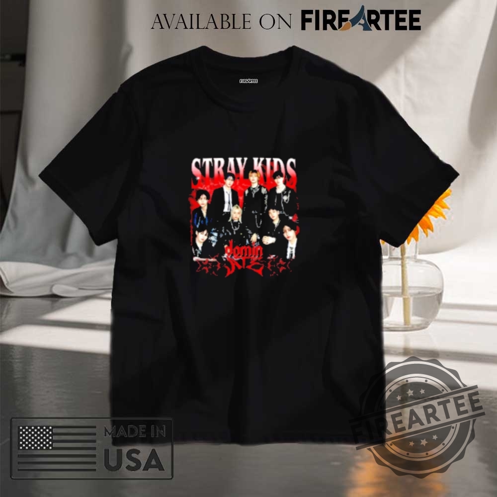 "Exclusive Band T-Shirts: Vinnum Sabbathi, Stray Kids, and More" 3 Stray Kids Domin Graphic Shirt