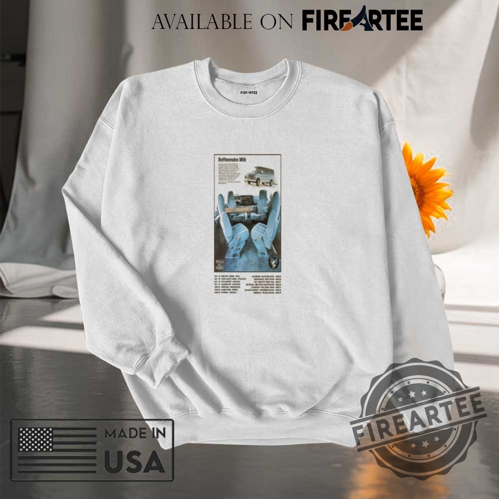 Rattlesnake Milk Poster Little Rock May 29 2025 Shirt 7 Rattlesnake Milk Poster Little Rock May 29 2025 Shirt fireartee 3