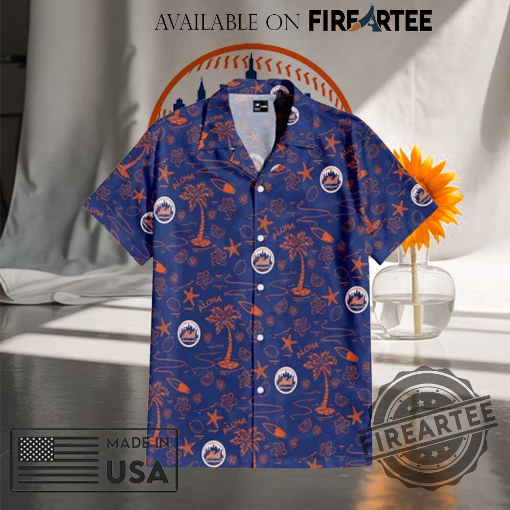 New York Mets Hawaiian Shirt Aloha Tropical Baseball Buttonup Shirt For Summer Fans 5 New York Mets Hawaiian Shirt – Aloha Tropical Baseball Button-Up Shirt for Summer Fans