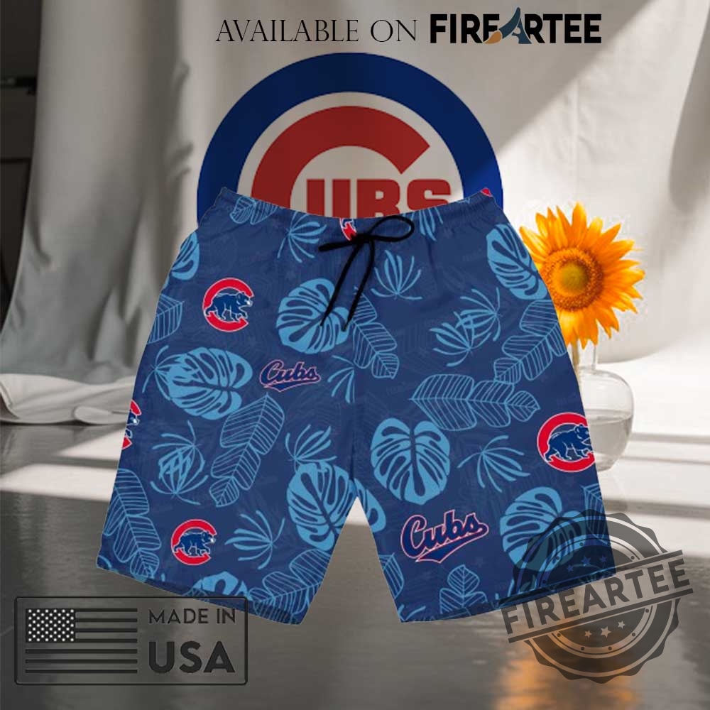 Chicago Cubs Hawaiian Shirt And Shorts Set Tropical Summer Matching Outfit For Baseball Fans 6 Chicago Cubs Hawaiian Shirt and Shorts Set – Tropical Summer Matching Outfit for Baseball Fans