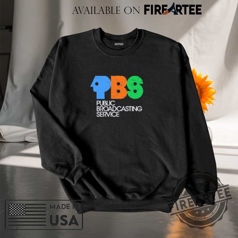 Vintage Pbs Logo Tshirt Retro Public Broadcasting Service Tee 7 Vintage PBS Logo T-Shirt - Retro Public Broadcasting Service Tee