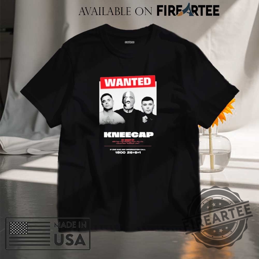 "Top Retro PBS and Resistance T-Shirts for Educational TV Fans" 6 Wanted Kneecap Shirt
