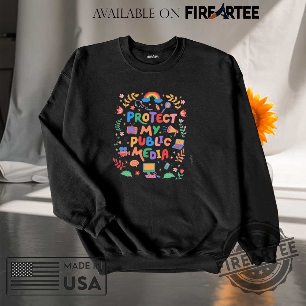 Protect My Public Media Tshirt Pbs Shirt 7 Protect My Public Media T-Shirt PBS Shirt