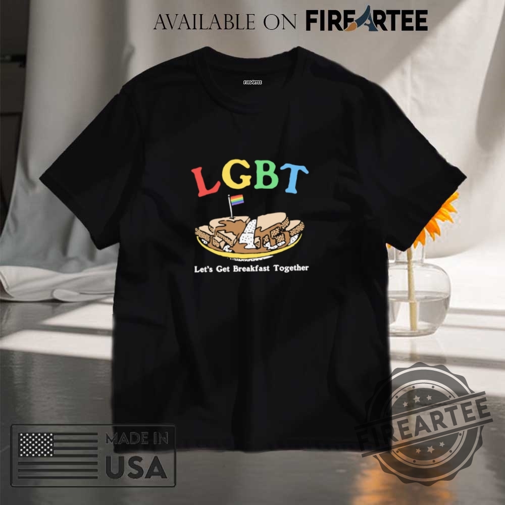 "Top Retro PBS and Resistance T-Shirts for Educational TV Fans" 12 Lgbt Lets Get Breakfast Together Shirt