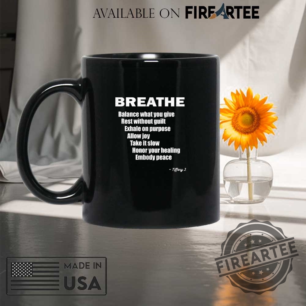 Breathe Balance What You Give Rest Without Guilt Shirt 8 Breathe balance what you give rest without guilt shirt