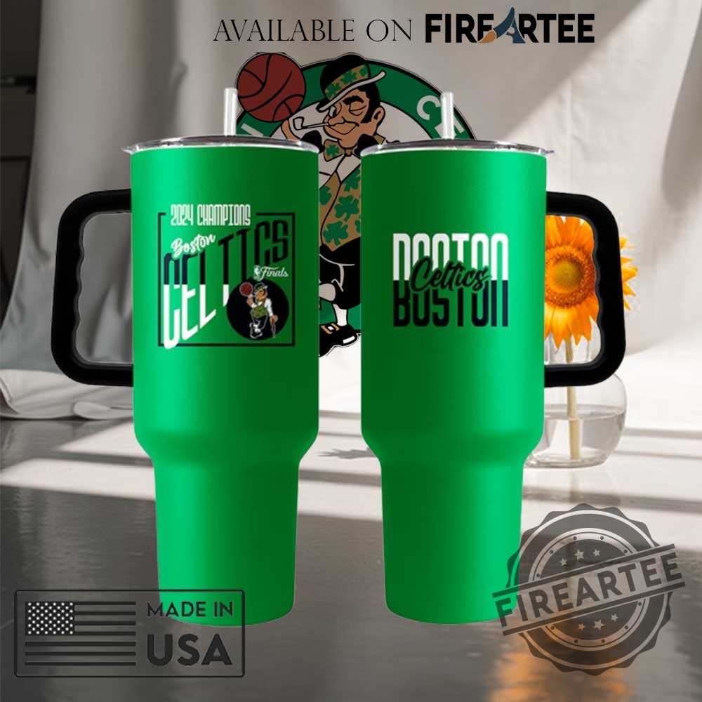 Boston Celtics 2024 Nba Finals Champions 40Oz. Travel Tumbler With Handle