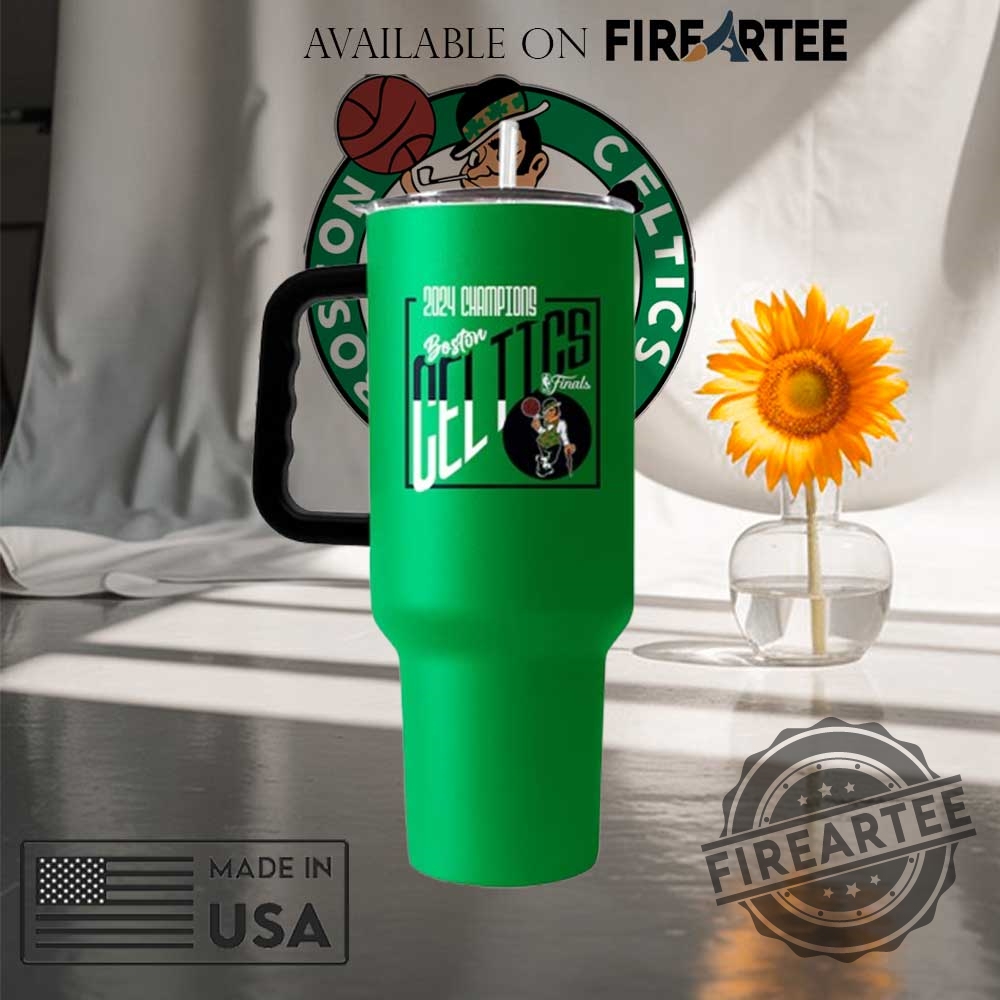 Boston Celtics 2024 Nba Finals Champions 40Oz. Travel Tumbler With Handle 4 Boston Celtics 2024 NBA Finals Champions 40oz. Travel Tumbler with Handle