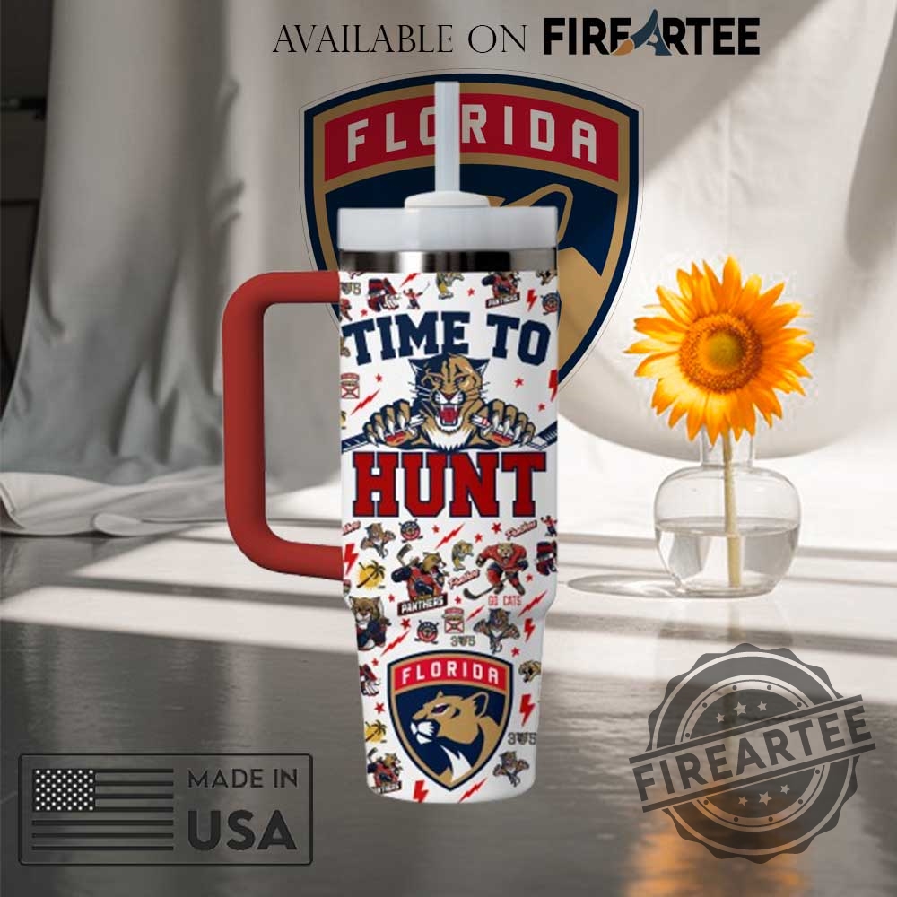 Florida Panthers Custom Tumbler Time To Hunt 40 Oz Hockey Cup 4 Florida Panthers Custom Tumbler Time To Hunt 40 Oz Hockey Cup fireartee 2