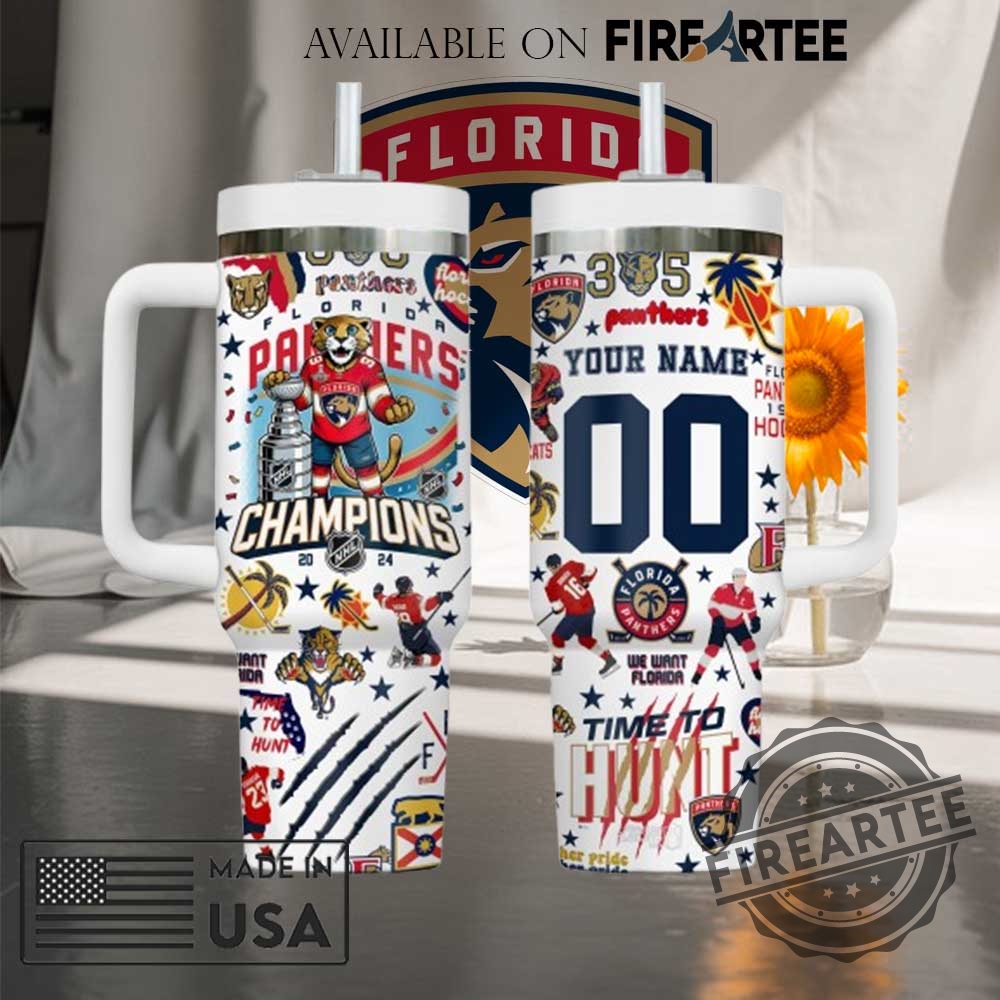 Nhl Florida Panthers 2024 Stanley Cup Champions Stanley Tumbler 40Oz