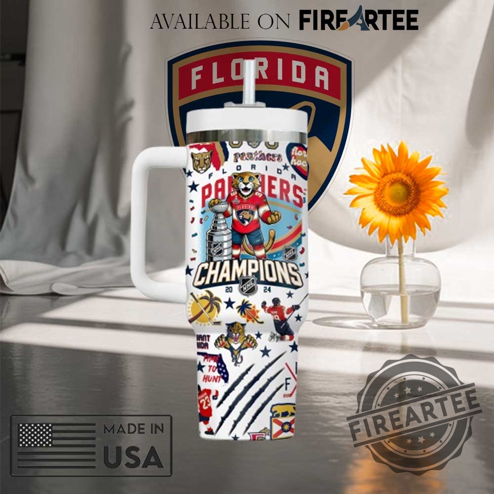 Nhl Florida Panthers 2024 Stanley Cup Champions Stanley Tumbler 40Oz 5 NHL Florida Panthers 2024 Stanley Cup Champions Stanley Tumbler 40oz