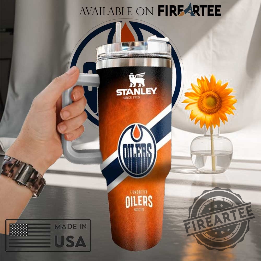 Edmonton Oilers Stanley Style 40 Oz Tumbler Nhl Hockey Travel Mug