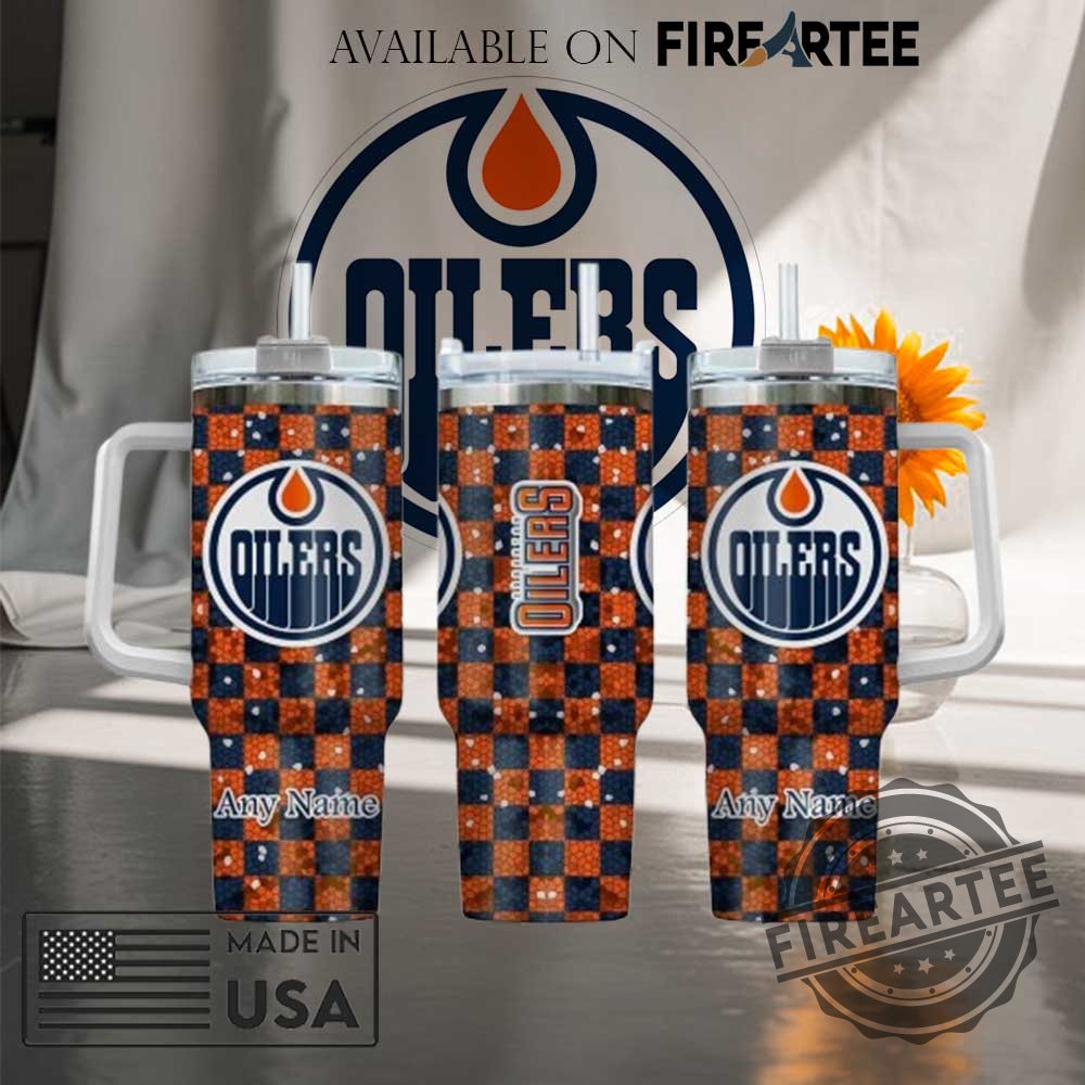 Edmonton-Oilers-Custom-Tumbler-40-Oz-Nhl-Checkered-Fan-Cup-With-Handle-And-Straw-fireartee_1