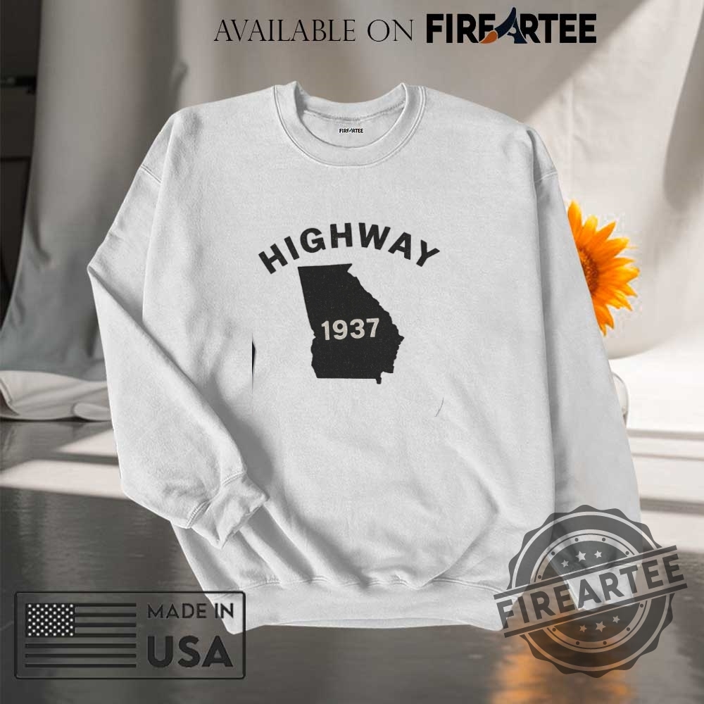 Georgia Highway 1937 Shirt Retro Road Trip Lovers Shirt 7 Georgia Highway 1937 Shirt Retro Road Trip Lovers Shirt