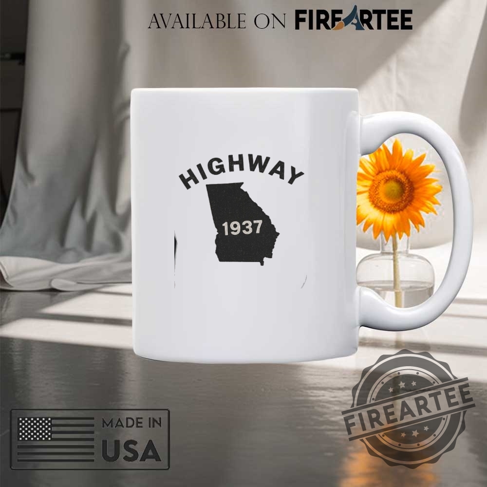 Georgia Highway 1937 Shirt Retro Road Trip Lovers Shirt 8 Georgia Highway 1937 Shirt Retro Road Trip Lovers Shirt
