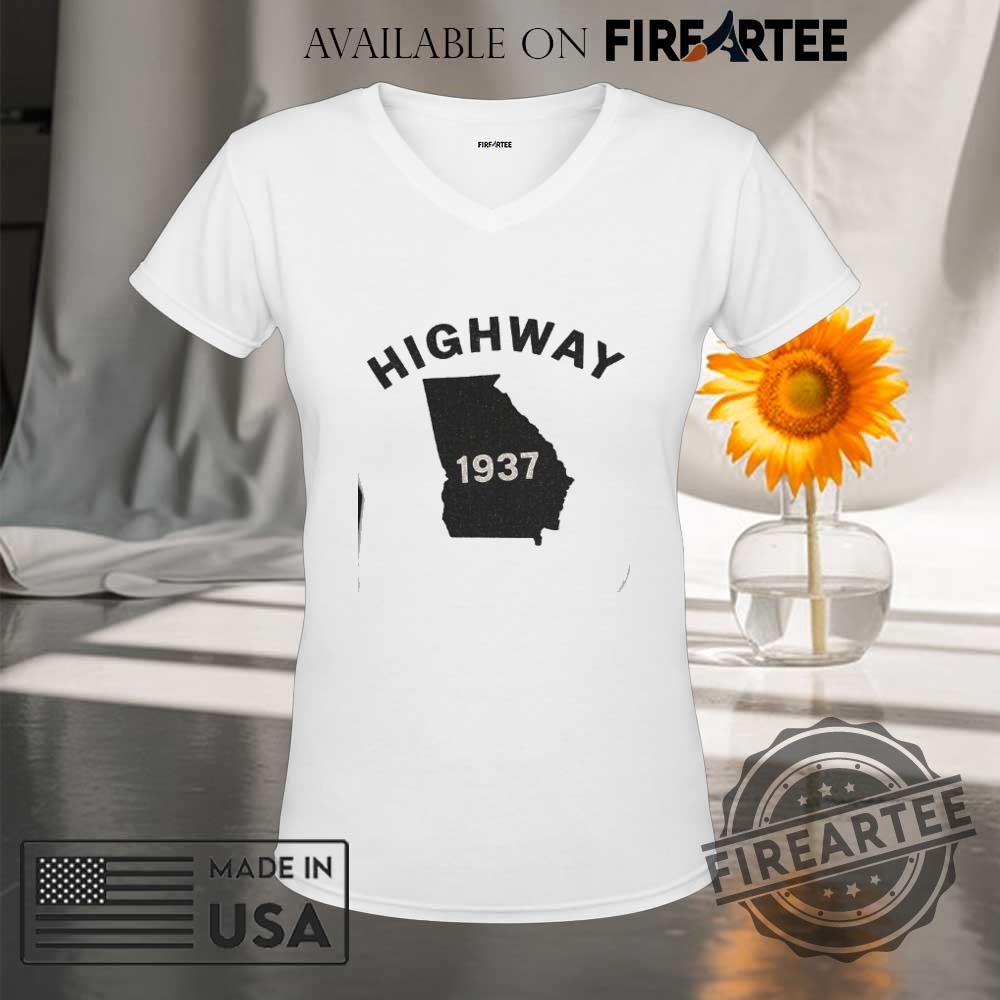 Georgia Highway 1937 Shirt Retro Road Trip Lovers Shirt 9 Georgia Highway 1937 Shirt Retro Road Trip Lovers Shirt