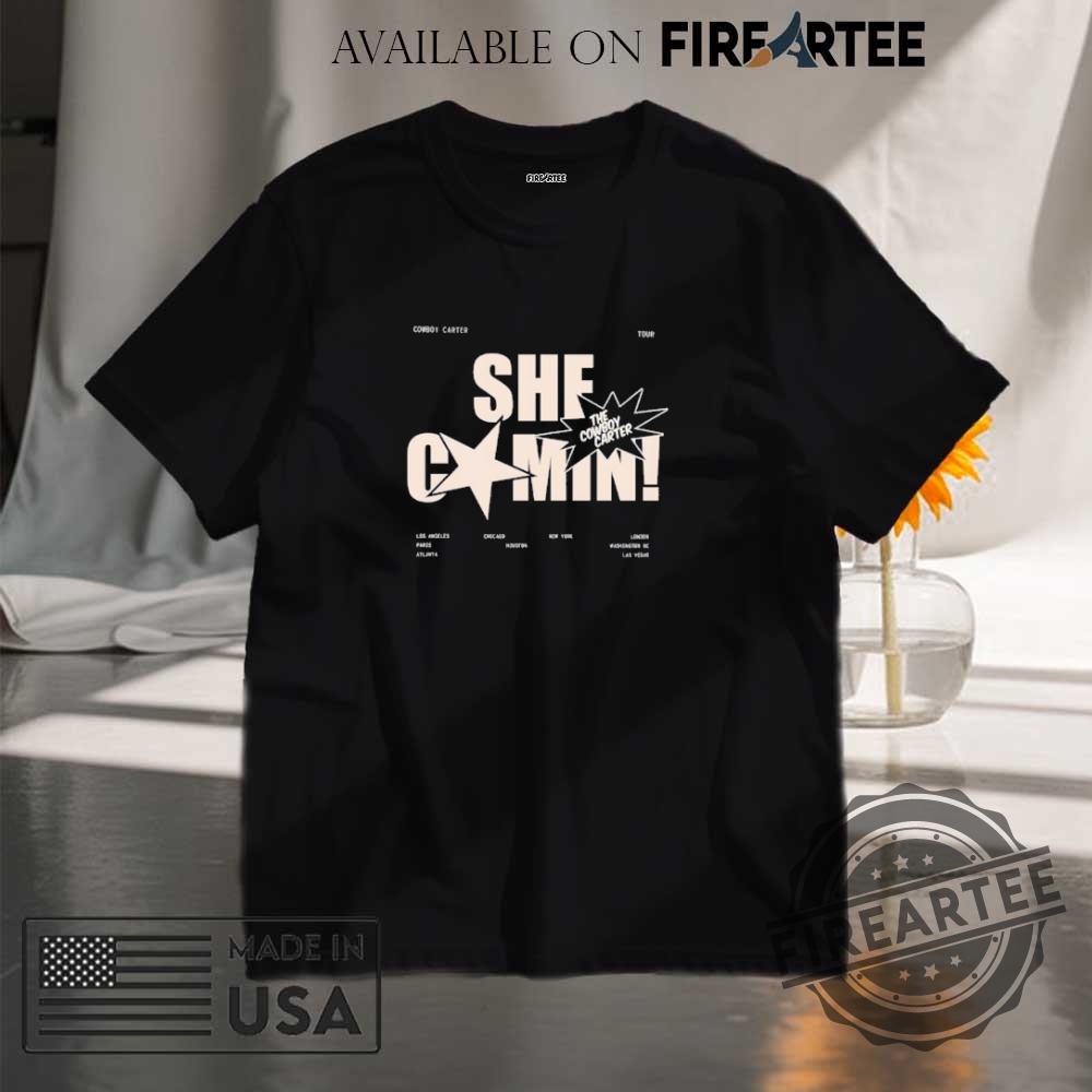 Cowboy Carter Beyonce She Comin Tour Shirt