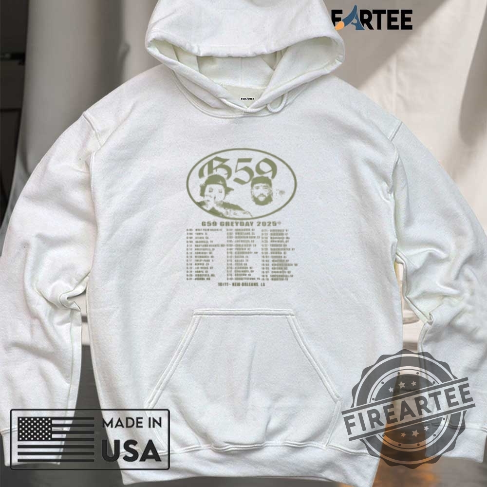 G 59 Greyday 2025 Tour Dates Tshirts 6 G 59 GreyDay 2025 Tour Dates T-shirts