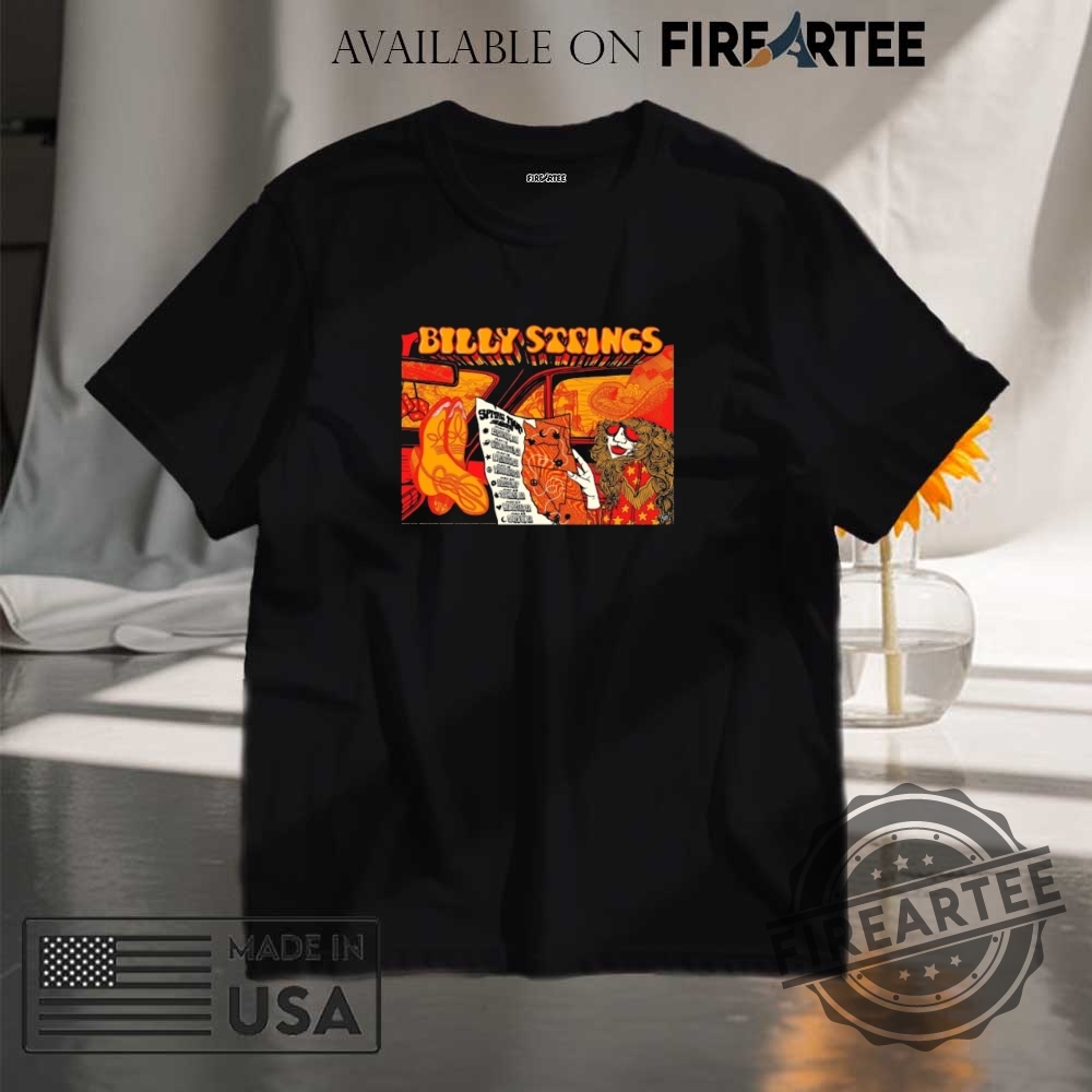 "Must-Have Tour Shirts: Linkin Park & Kendrick Lamar 2025 Collection" 13 Billy Strings Spring Tour On May 1325 2025 Schedule Outlaw Music Festival Shirt
