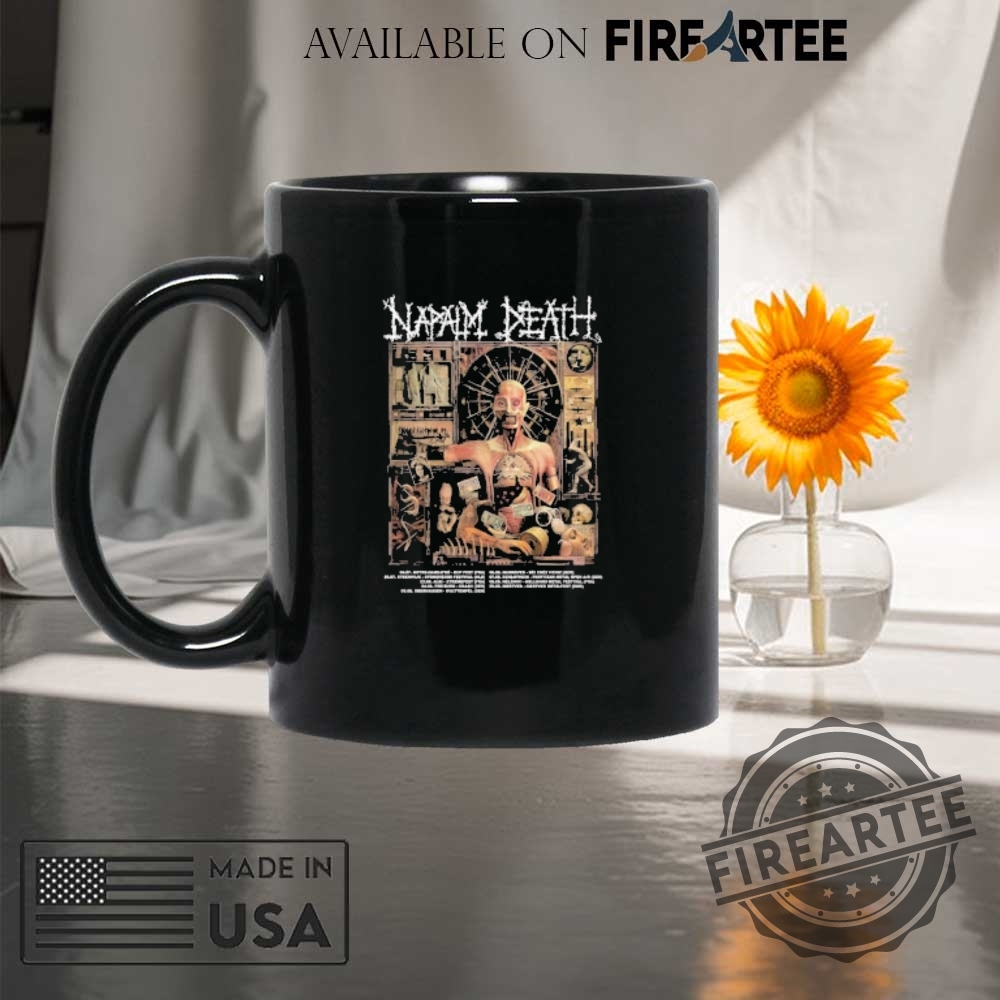 Napalm Death 2025 European Summer Festival Tour Julyaugust Dates Event Tshirts 8 Napalm Death 2025 European Summer Festival Tour July-August Dates Event T-shirts