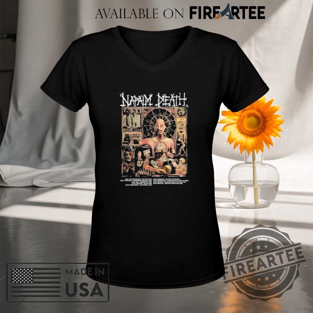 Napalm Death 2025 European Summer Festival Tour Julyaugust Dates Event Tshirts 9 Napalm Death 2025 European Summer Festival Tour July-August Dates Event T-shirts
