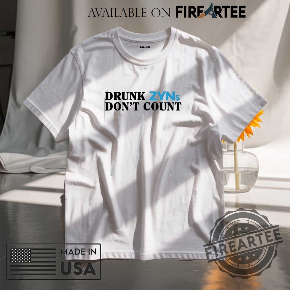 "Must-Have Tour Shirts: Linkin Park & Kendrick Lamar 2025 Collection" 20 Drunk Zyns Dont Count Shirt