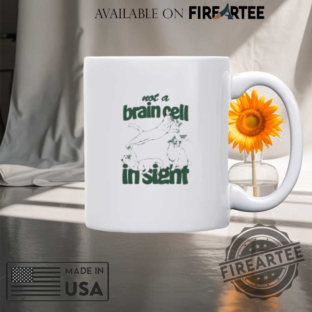 Not A Brain Cell In Sight Smooth Brain Cats Tshirts 8 Not A Brain Cell In Sight Smooth Brain Cats T-shirts