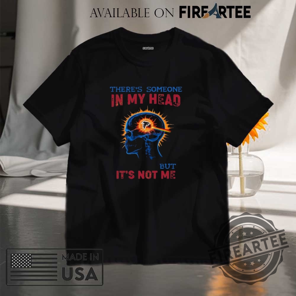 Nfl Atlanta Falcons Vintage Shirt Theres Someone In My Head But Its Not Me