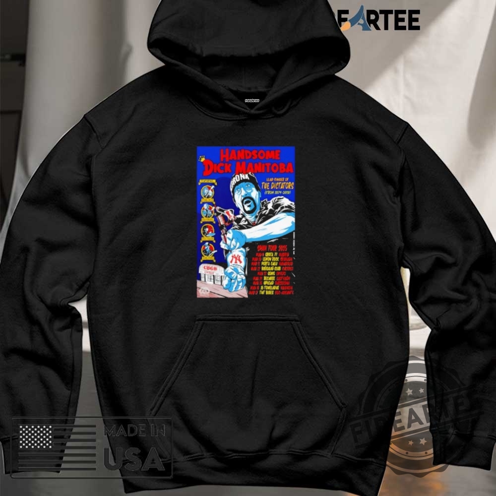 Handsome Dick Manitoba Spain Poster Tour 2025 Shirt 6 Handsome Dick Manitoba Spain Poster Tour 2025 shirt