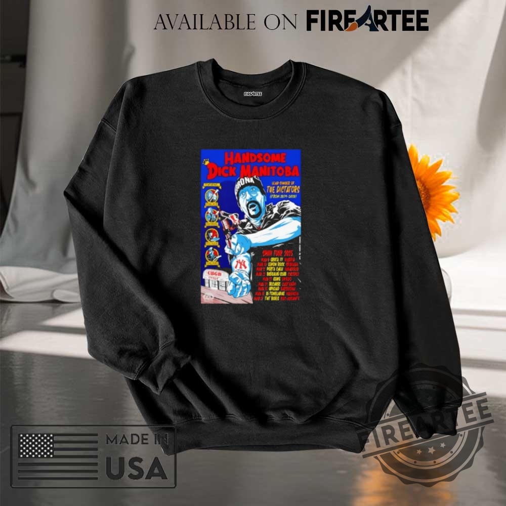 Handsome Dick Manitoba Spain Poster Tour 2025 Shirt 7 Handsome Dick Manitoba Spain Poster Tour 2025 shirt