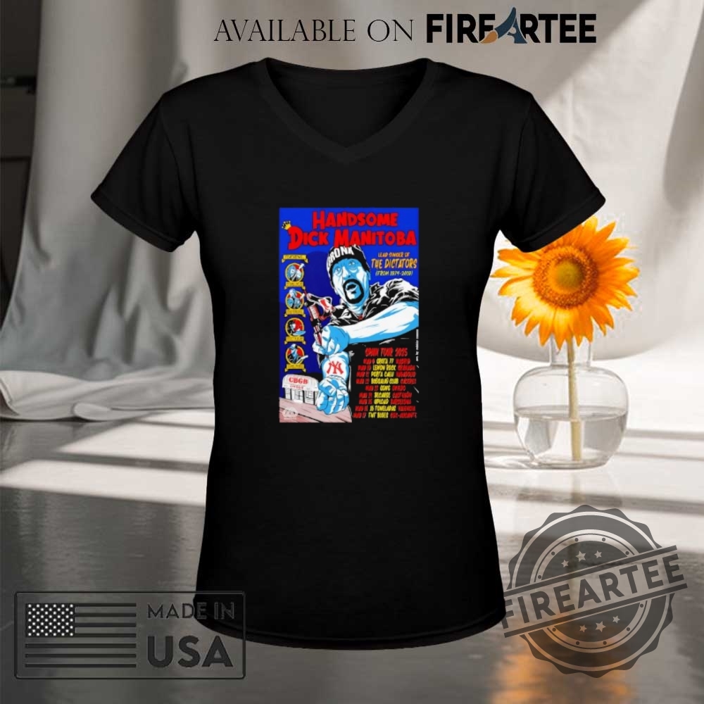 Handsome Dick Manitoba Spain Poster Tour 2025 Shirt 9 Handsome Dick Manitoba Spain Poster Tour 2025 shirt