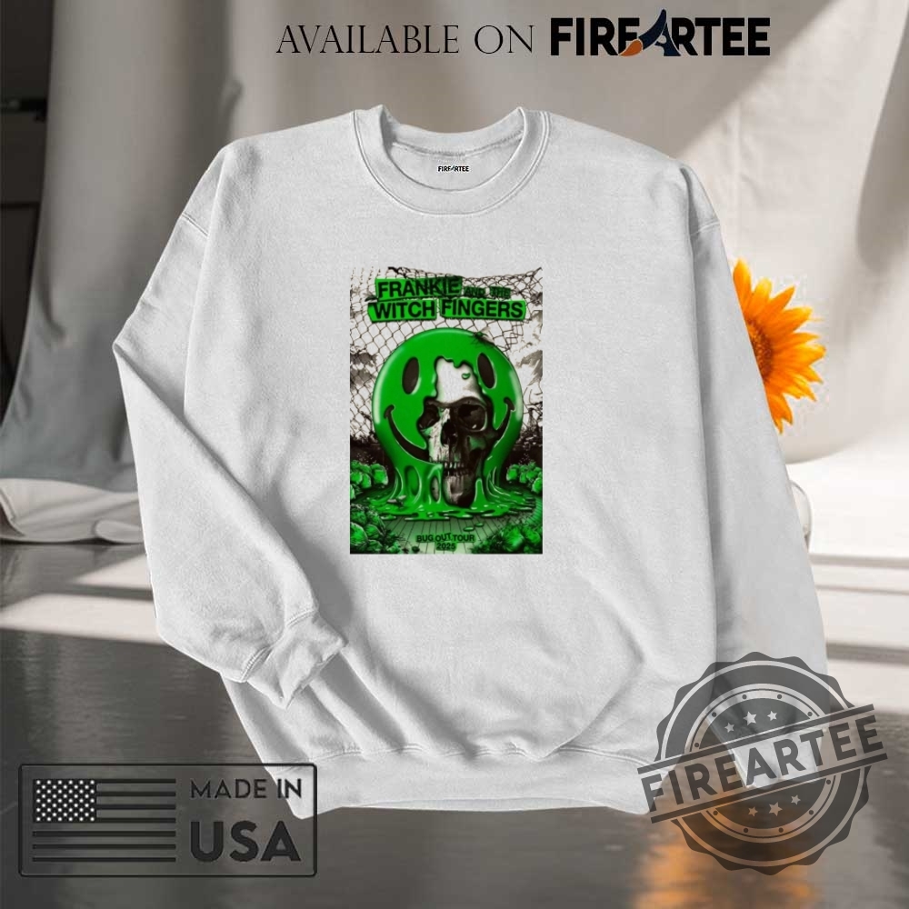 Frankie And The Witch Fingers Bug Out Tour 25 Shirt 7 Frankie and the Witch Fingers Bug Out Tour 25 Shirt