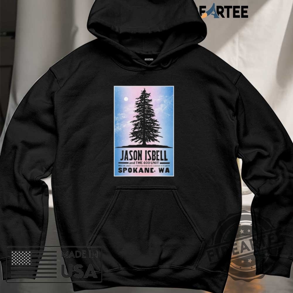 Jason Isbell And The 400 Unit Show May 16 2025 First Interstate Center For The Arts Spokane Wa Poster Shirt 6 Jason Isbell And The 400 Unit Show May 16 2025 First Interstate Center For The Arts Spokane WA Poster shirt