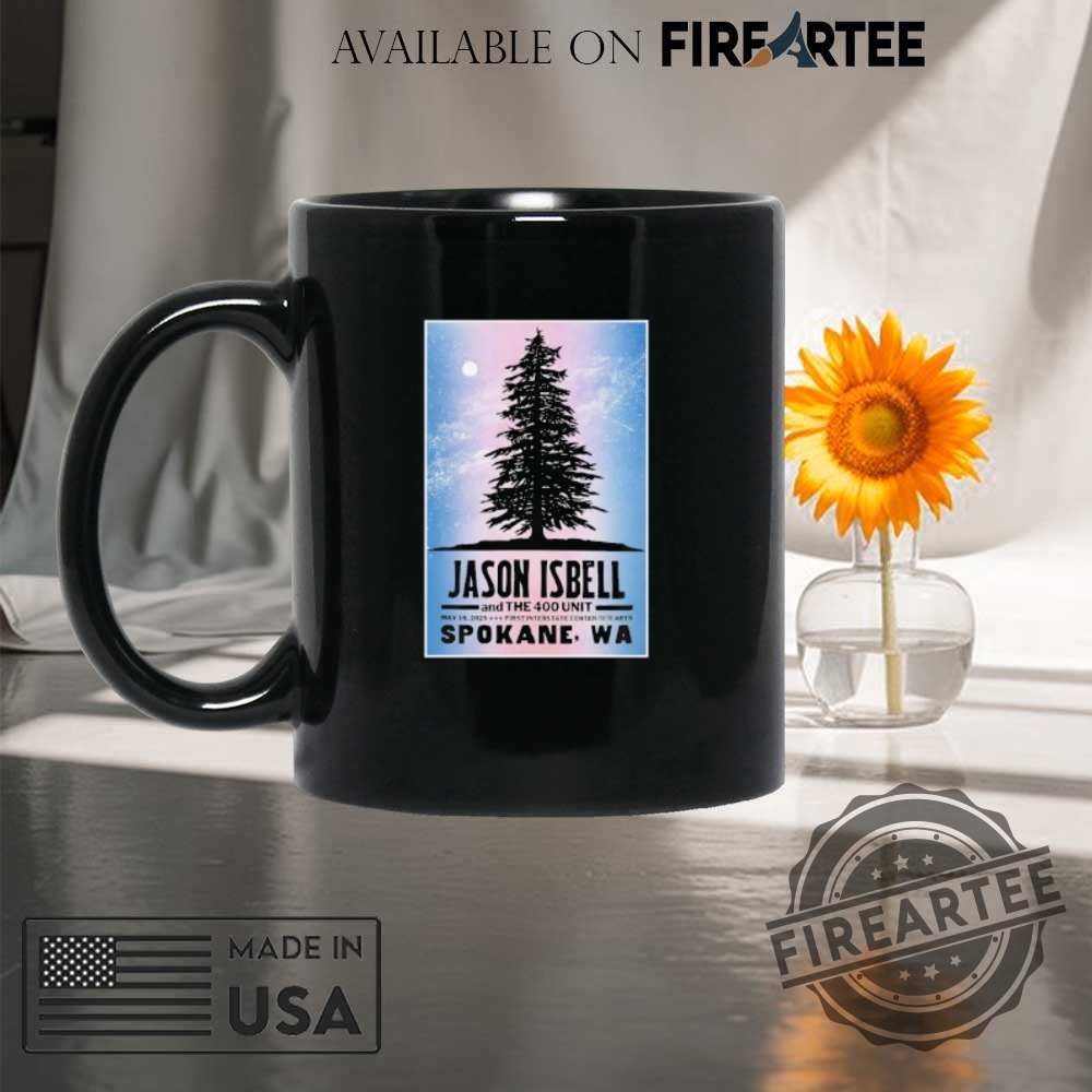 Jason Isbell And The 400 Unit Show May 16 2025 First Interstate Center For The Arts Spokane Wa Poster Shirt 8 Jason Isbell And The 400 Unit Show May 16 2025 First Interstate Center For The Arts Spokane WA Poster shirt