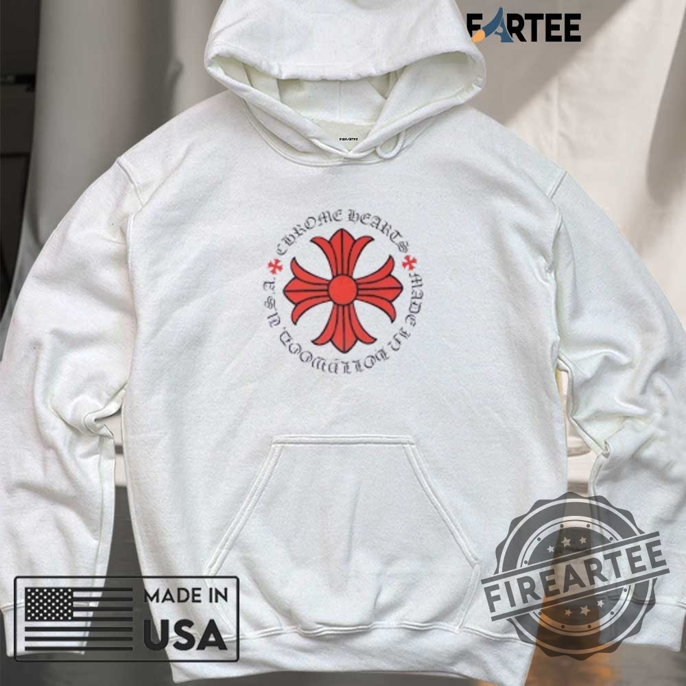Chrome Hearts Red Cross Logo Tshirt Bold Gothic Streetwear Tee For Men Women 6 Chrome Hearts Red Cross Logo T-Shirt – Bold Gothic Streetwear Tee for Men & Women