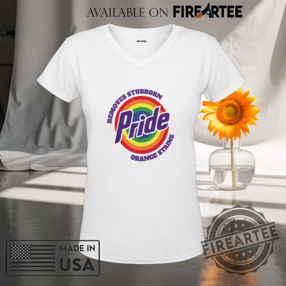 Anti Trump Pride Rainbow Shirt Removes Stubborn Orange Stains Graphic Tee 9 Anti Trump Pride Rainbow Shirt Removes Stubborn Orange Stains Graphic Tee