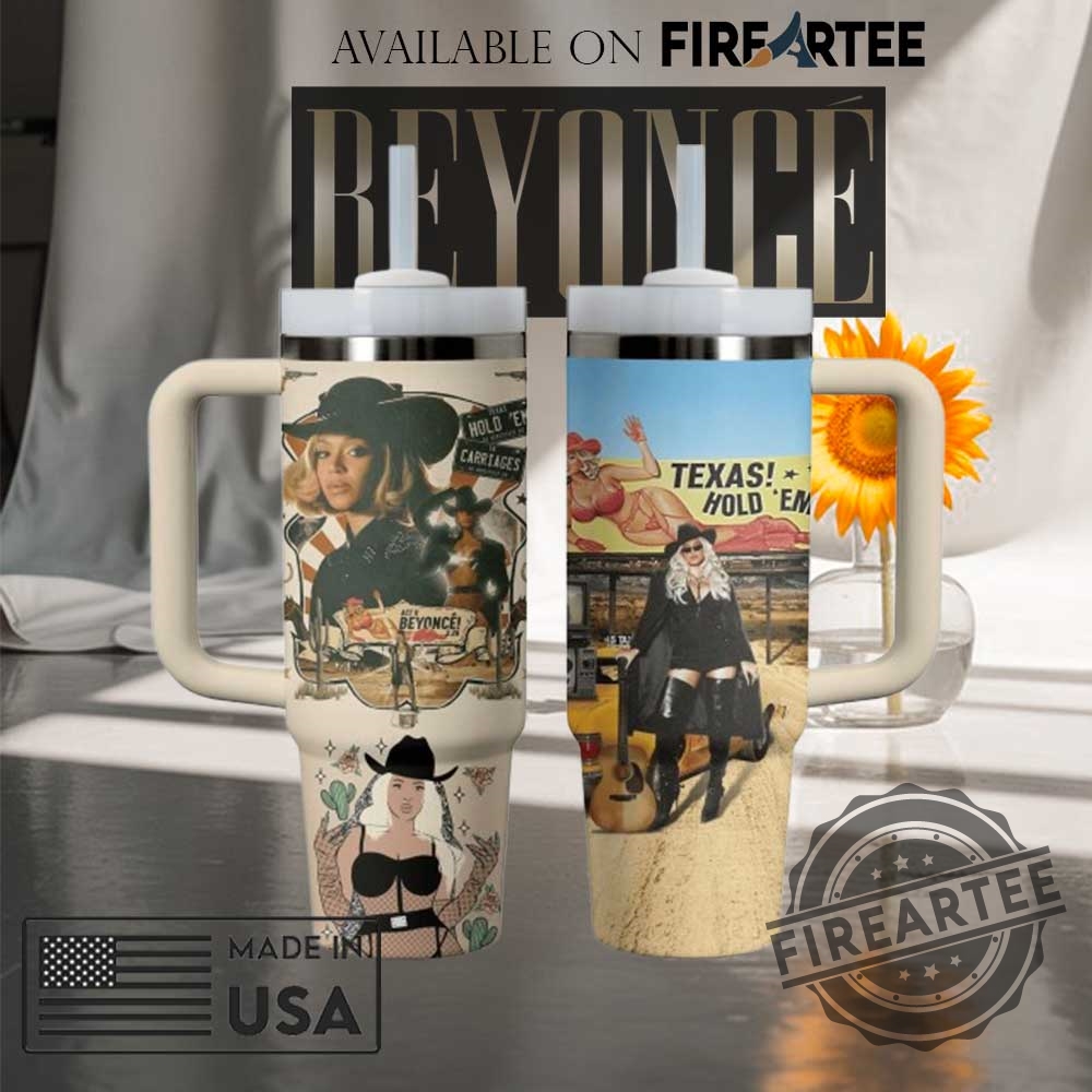 "Top Morgan Wallen and Beyoncé Country Music Tumblers for Fans" 7 Western Beyoncé Tumbler With Straw And Handle Texas Hold Em Country Cowgirl Fan Travel Mug