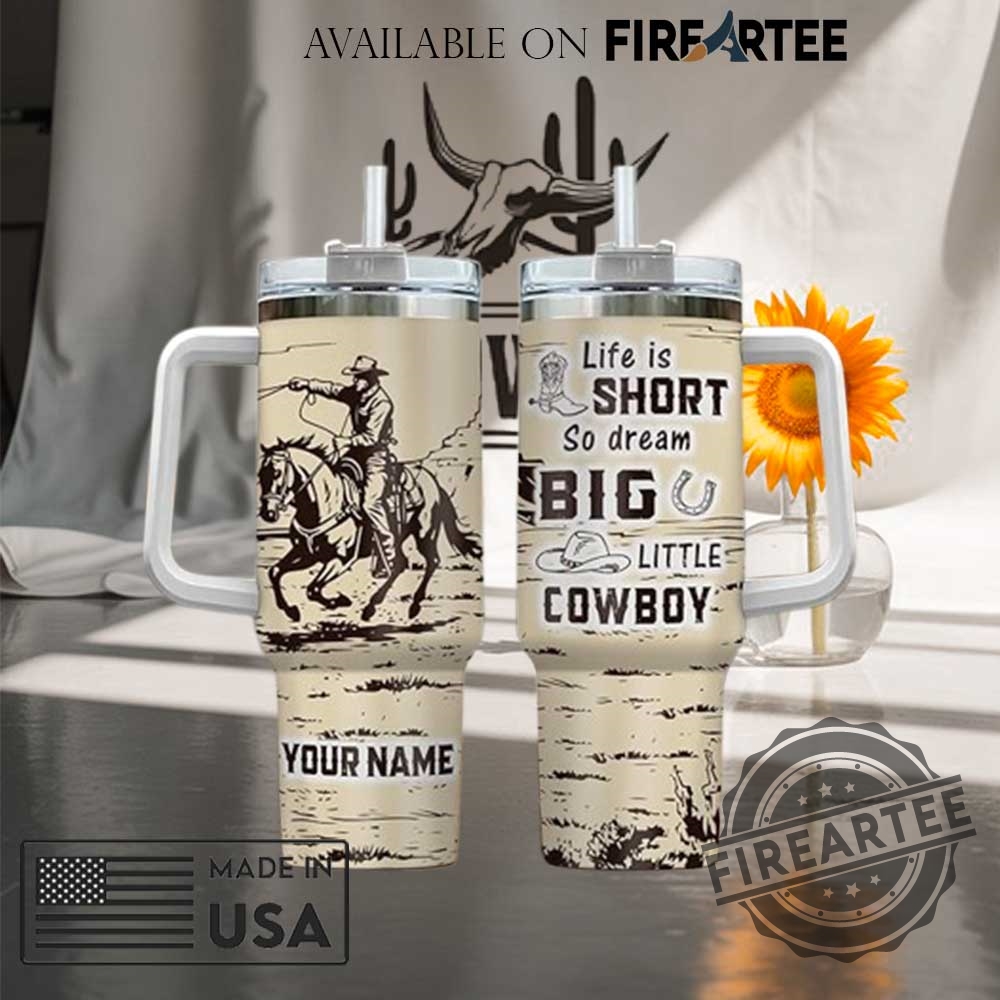 "Top Morgan Wallen and Beyoncé Country Music Tumblers for Fans" 9 Personalized Cowboy Tumbler With Handle Dream Big Little Cowboy Western Rodeo Travel Mug