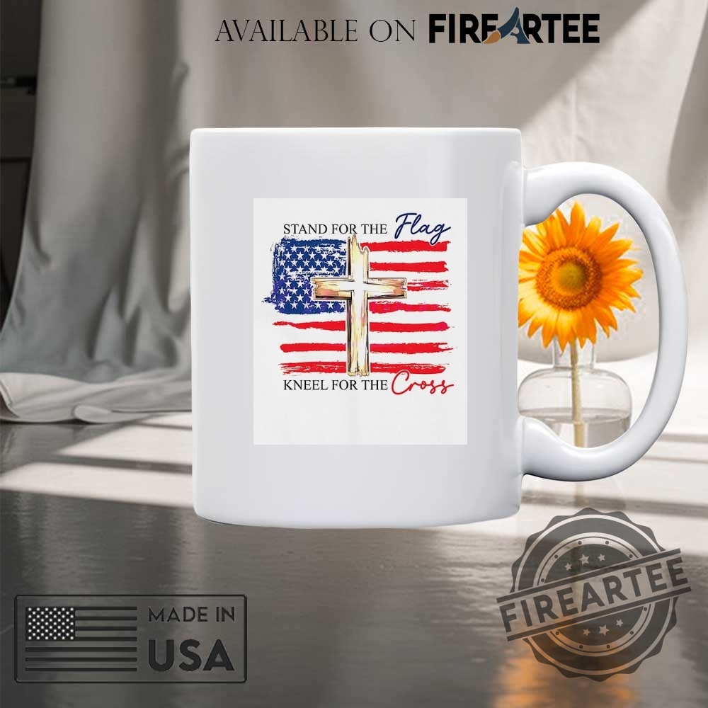 American Stand For The Flag Kneel For The Cross Shirt 8 American stand for the flag kneel for the cross shirt