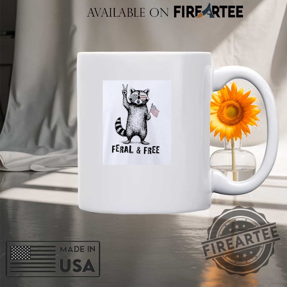 Feral And Free Raccoon American Shirt 8 Feral and Free Raccoon American shirt
