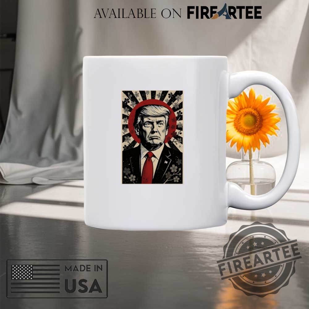 Donald Trump Rising Sun Power Cherry Blossom Propaganda Shirt 8 Donald Trump Rising Sun Power Cherry Blossom Propaganda shirt