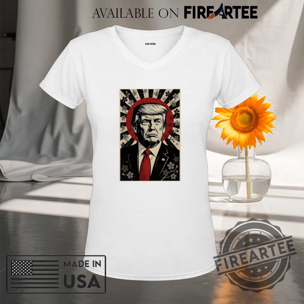 Donald Trump Rising Sun Power Cherry Blossom Propaganda Shirt 9 Donald Trump Rising Sun Power Cherry Blossom Propaganda shirt