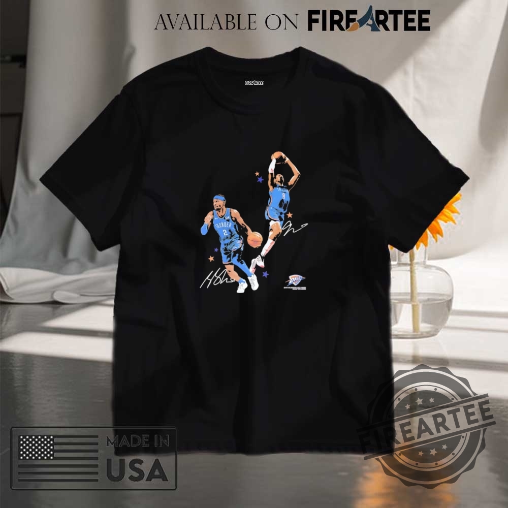 Oklahoma City Thunder Shai Gilgeousalexander And Jalen Williams Signature Shirt