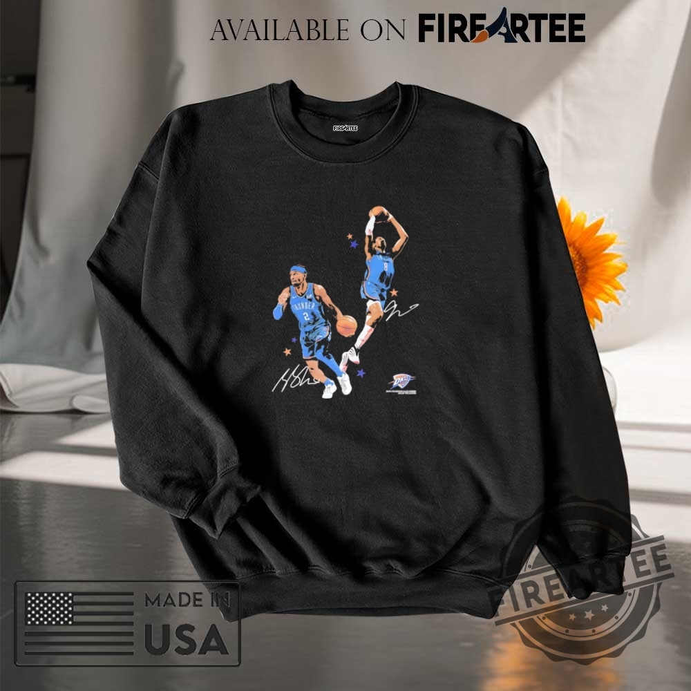 Oklahoma City Thunder Shai Gilgeousalexander And Jalen Williams Signature Shirt 7 Oklahoma City Thunder Shai Gilgeous-Alexander and Jalen Williams signature shirt