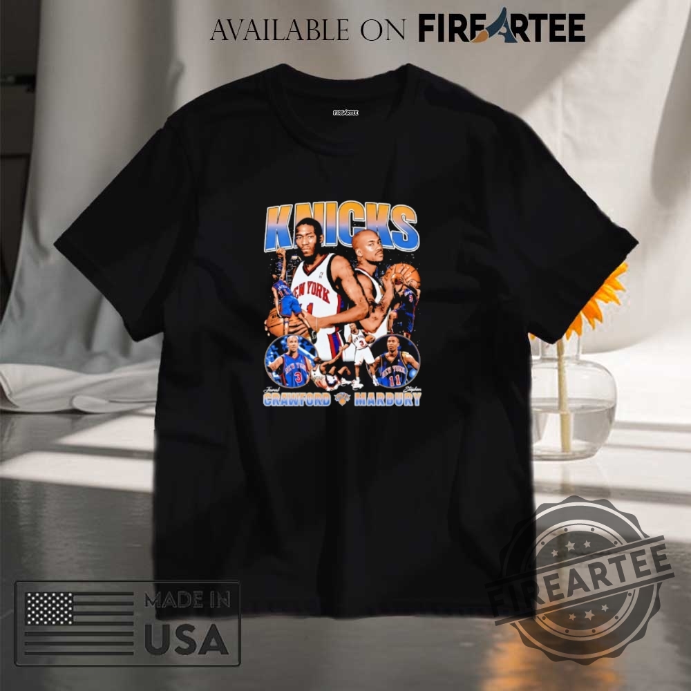 New York Knicks Stephon Marbury And Jamal Crawford Graphic Shirt